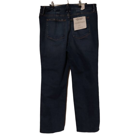 Good American Good Curve Straight sculpting Denim Jeans Size 15 - Picture 5 of 13